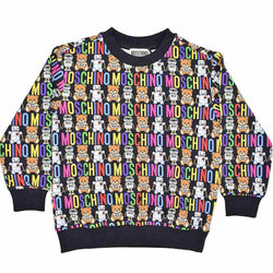 Kids Allover Print Sweater (HQF02Z)