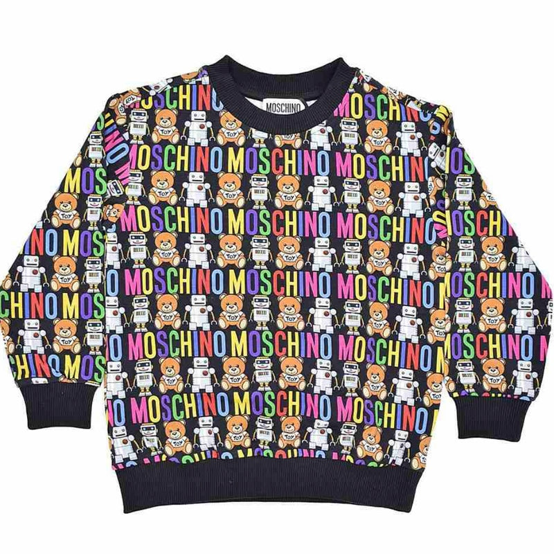 Kids Allover Print Sweater (HQF02Z)