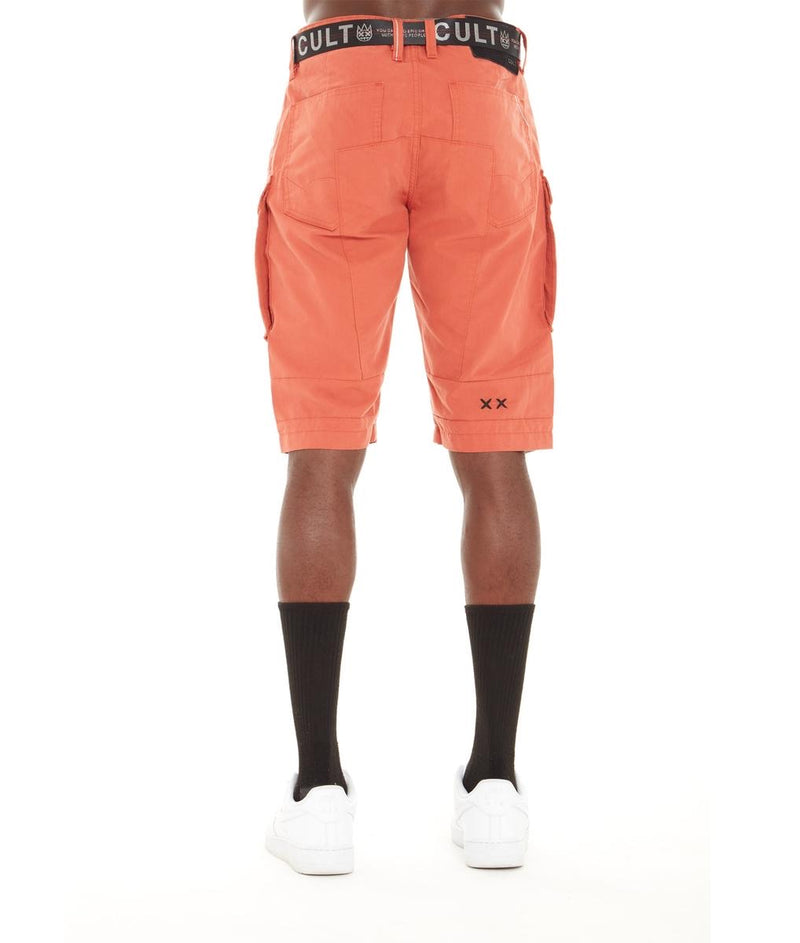 Cult Of Individuality Rocker Cargo Shorts (Rust)