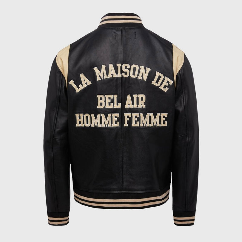 Homme Femme Belair Varsity Jacket (Black)