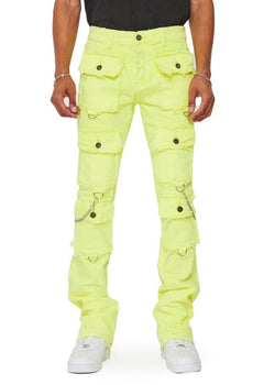 Valabasas Hybrid Verde Lime Stacked Jeans