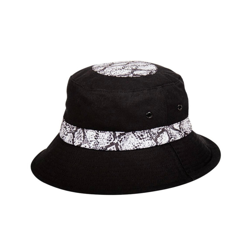 Hideout Shapes Reversible Bucket Hat (Mercury Grey & Black)