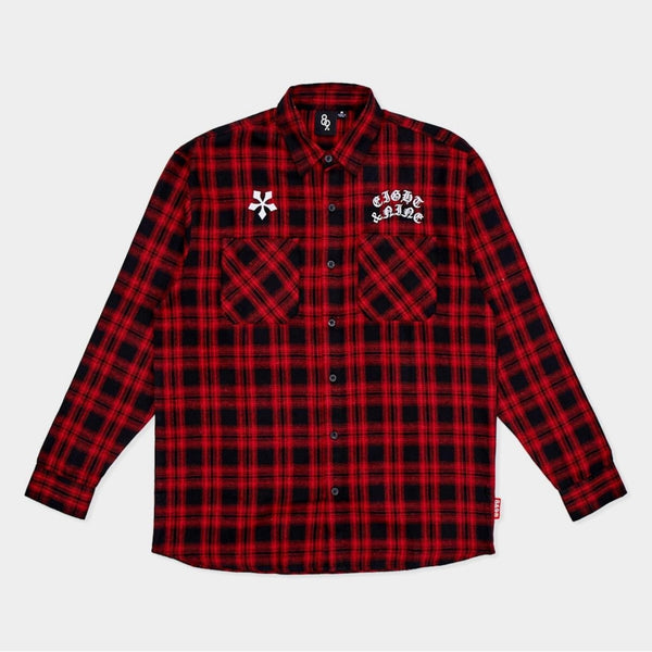 Eight & Nine Aves Red Flannel