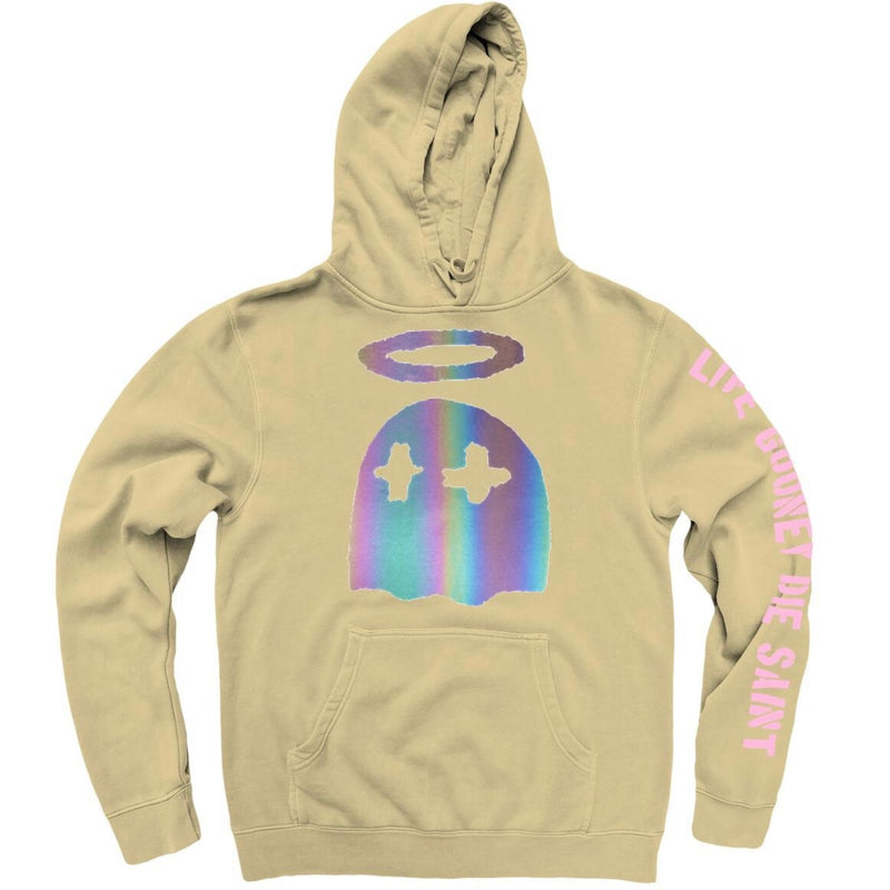 BWOOD Holographic Ghost Beige Hoodie