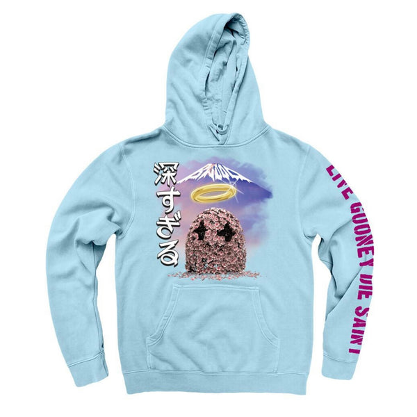 BWOOD Full Bloom Ice Blue Hoodie