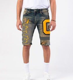 Gala Vintage Gold Imperial Denim Shorts
