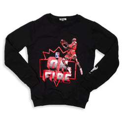 Retro Label-4’s Red Thunder On Fire Sweater