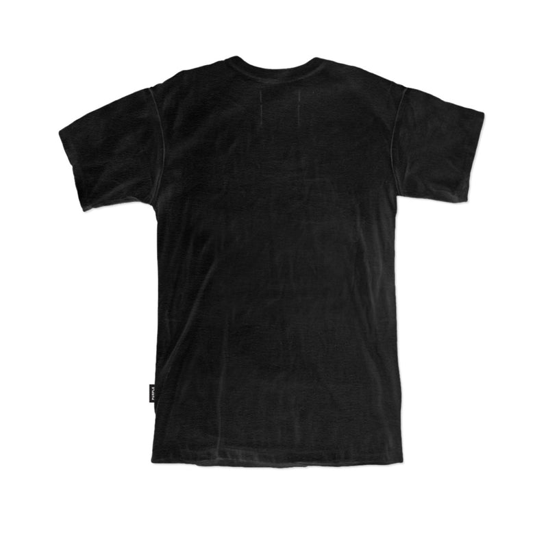Purple Brand Textured Black Logo S/S Tee