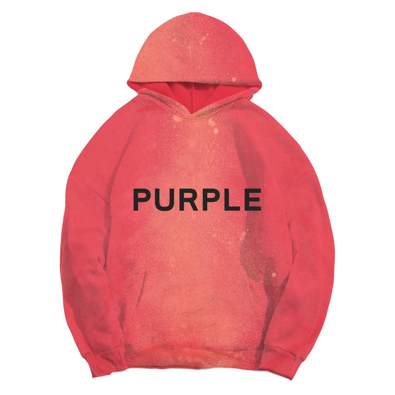 Purple Brand French Terry Poppy Red Hoodie – Era Clothing Store