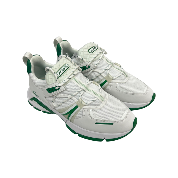 L003 Textile Sneaker (White/Green)
