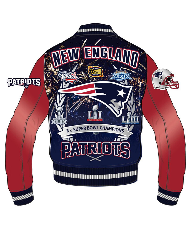 New England Patriots Remix Varsity Jacket