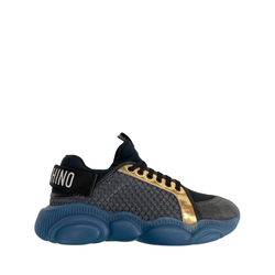 Gold Foil/Blue Teddy Sole Sneaker