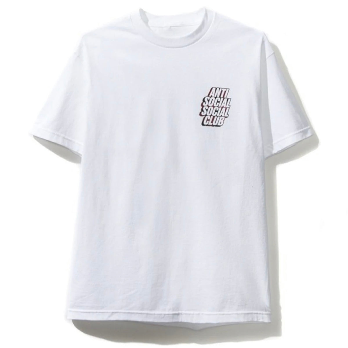Anti Social Social Club Blocked Plaid Tee (White/Red) – Era