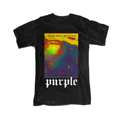 Purple Brand Font Black S/S Tee
