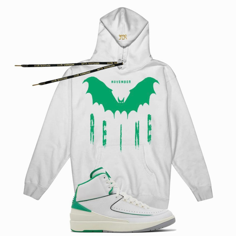 November Reine Bat Hoodie In White