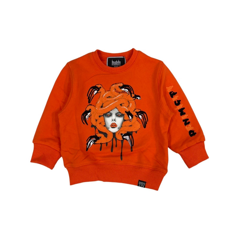 Kids Medusa Sweater (Orange)