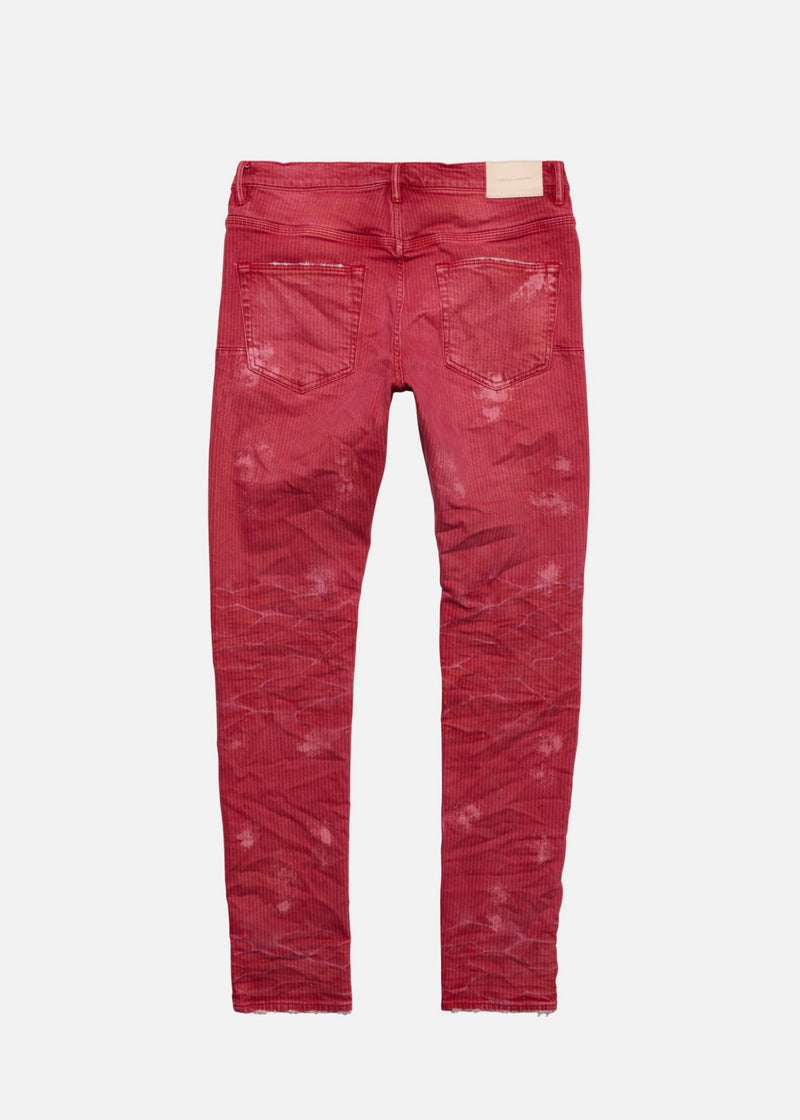 Purple Brand Hickory Stripe Vintage Red Jeans