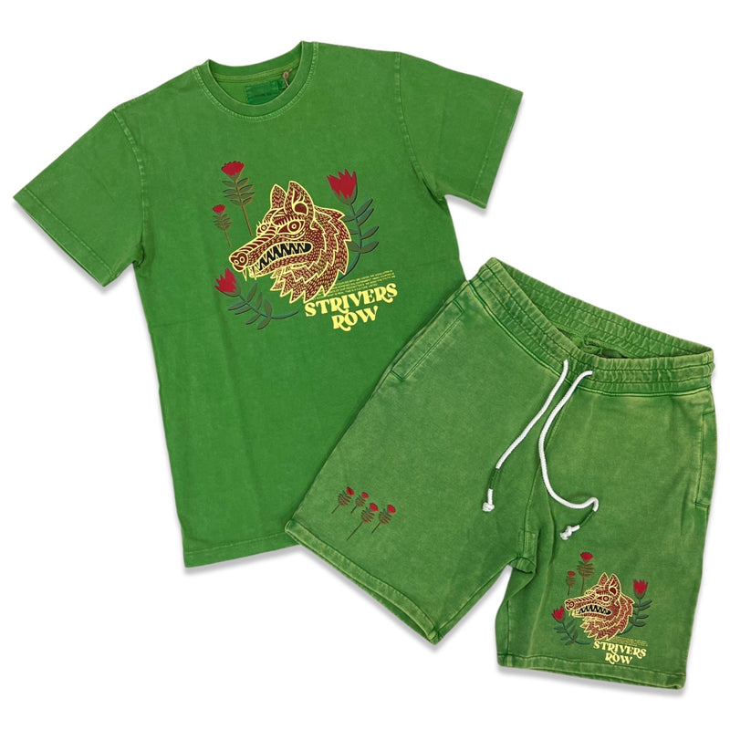 Strivers Row False Peak Green Short Set