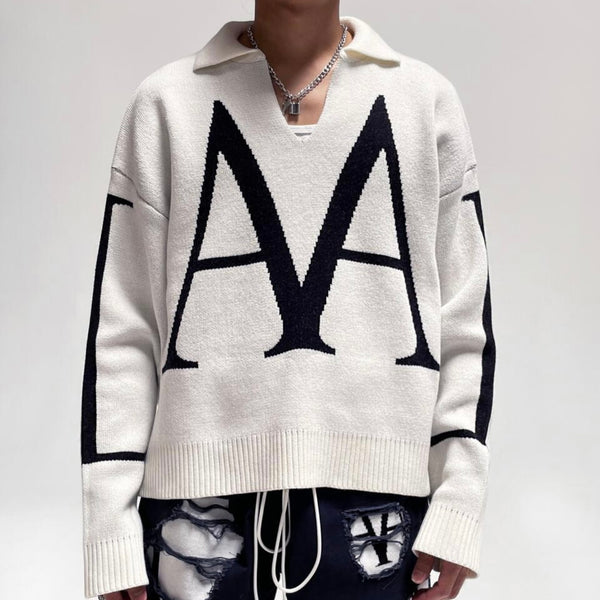 Lifted Anchors “Nautica” Knit Jacquard Sweater