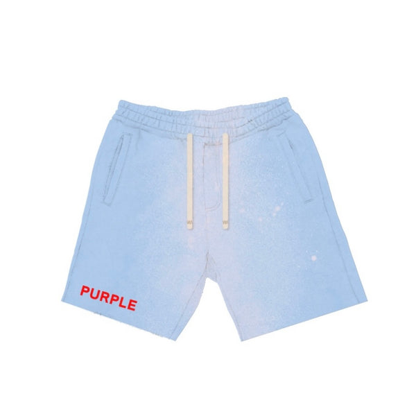 Purple Brand French Terry Placid Blue Short