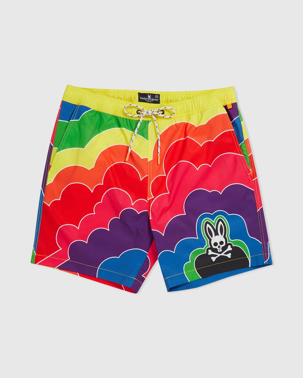 Psycho Bunny Chelton Swim Trunk (Neonbolt)