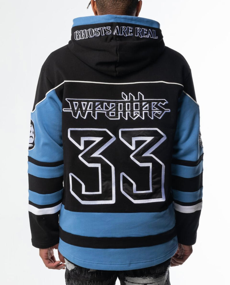 SugarHill Wraiths Light Blue Hockey Hoodie