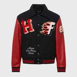 Homme Femme World Champs Letterman Jacket (Black/Red)