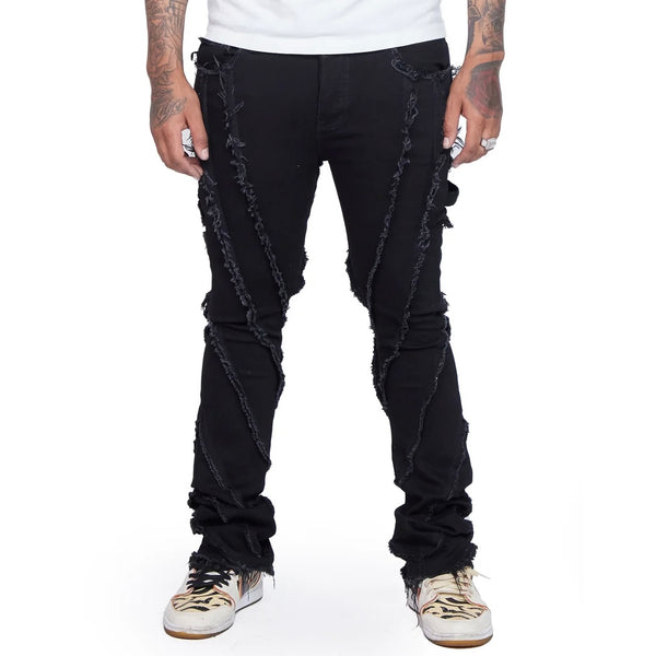 Valabasas “Stoic” Black Stacked Jeans – Era Clothing Store