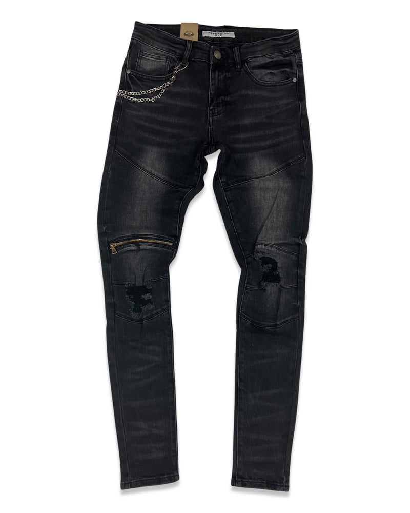 Reelistik Knee Zipper Jeans (4130-6)