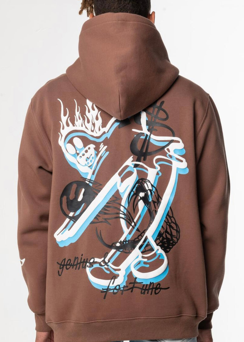 SugarHill “Genius” Brown Hoodie