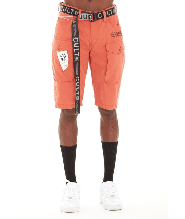 Cult Of Individuality Rocker Cargo Shorts (Rust)